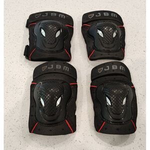 JBM Medium Age 14+ Knee & Elbow Pads biking, cycling and other outdoor sports